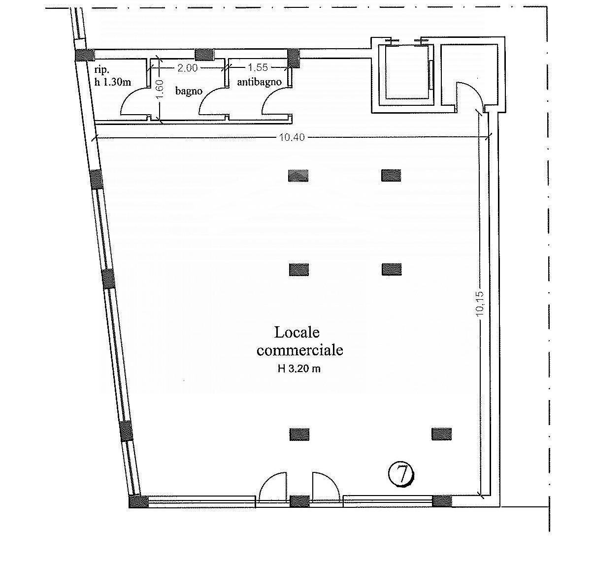 Foto 2 - Commercial Premises Via De Luca, Campobasso - floor plans 1