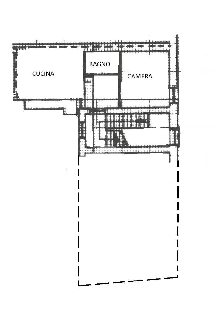 Bilocale Via Forneris, Barge - planimetria 1
