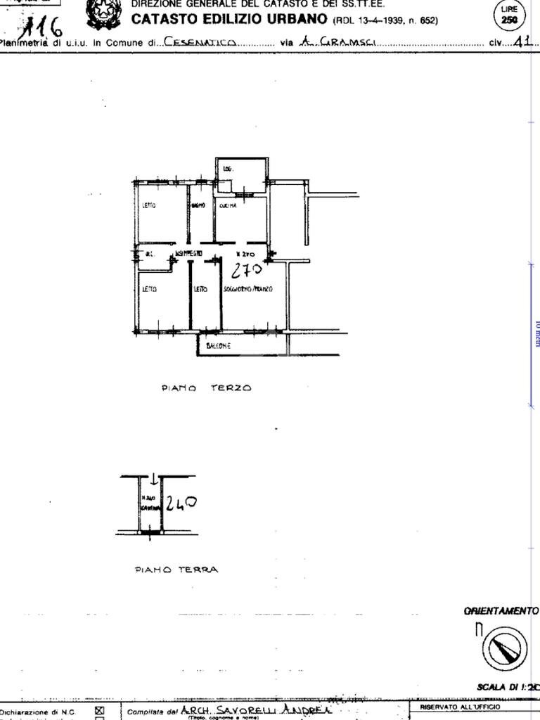 Apartment Via Antonio Gramsci, Cesenatico - floor plans 1