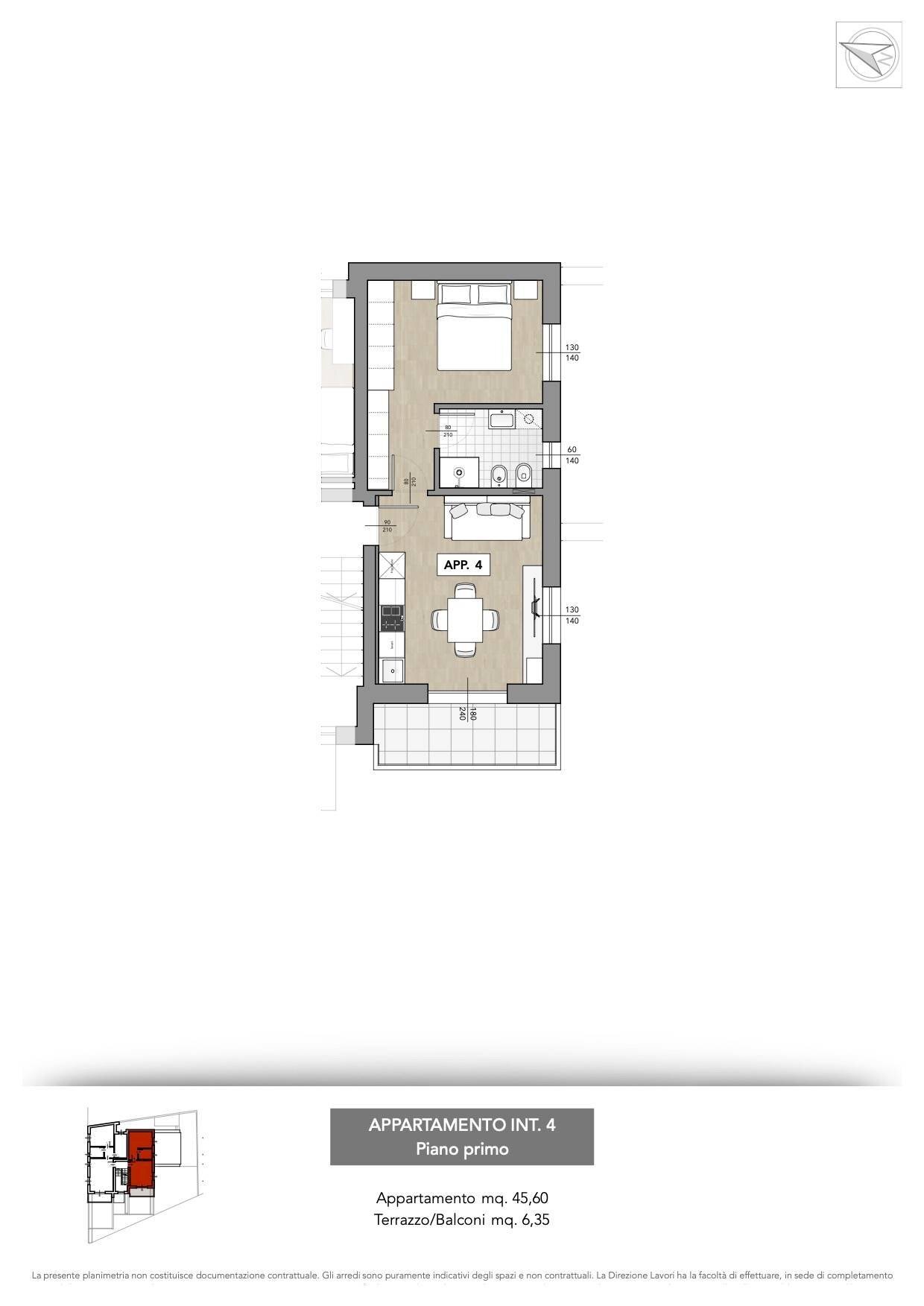 Foto 9 - Two-room apartment Via C. L. Gabrielli
 
132, San Benedetto del Tronto - floor plans 1
