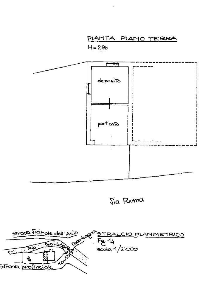 Independent house Via Roma, Garbagna - floor plans 1