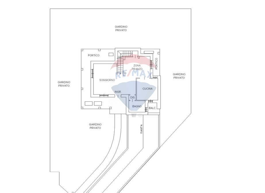 Pianta 2D - Villa via delle Gerole
 
2/B, Caponago - planimetria 1