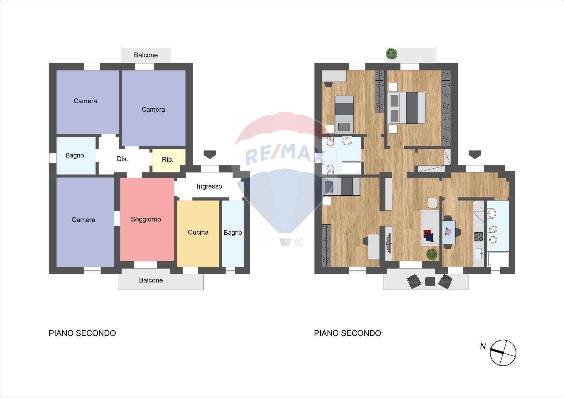 Pianta 2D - Quadrilocale Via Manzoni
 
25, Segrate - planimetria 1