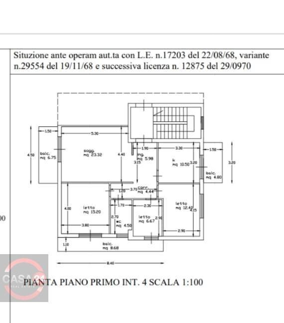Foto 22 - Quadrilocale Via Teano, Latina - planimetria 1
