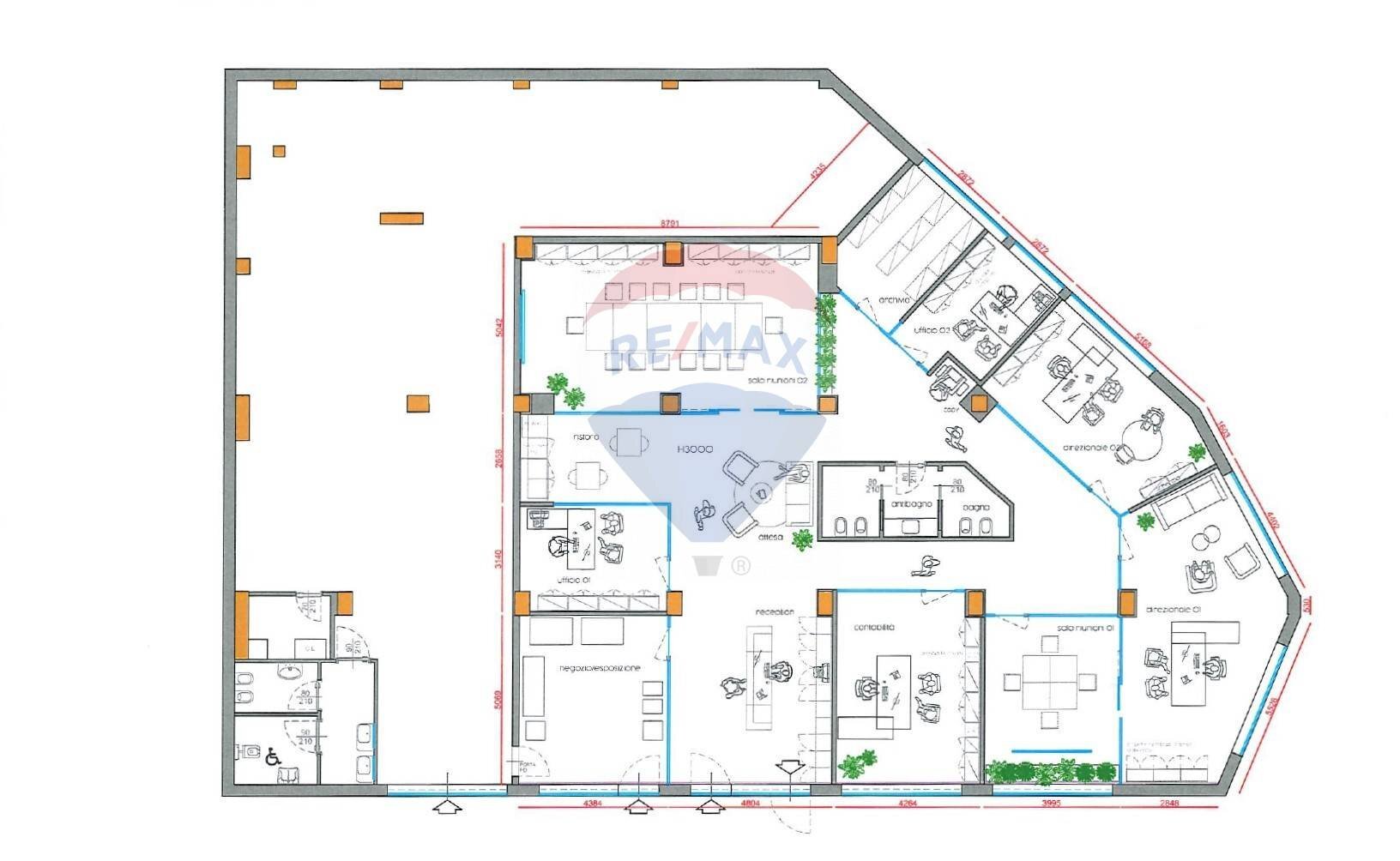 Pianta 2D - Locale Commerciale Via Velino
 
1, Ancona - planimetria 1