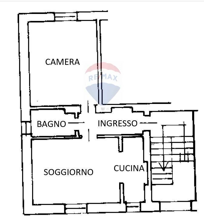 Pianta 2D - Bilocale viale Sicilia
 
24, Busto Arsizio - planimetria 1