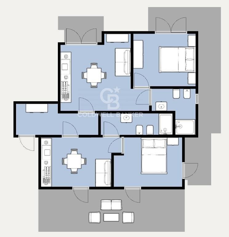 Foto 35 - Four-room apartment Via L. Lloyd, Marciana Marina - floor plans 1