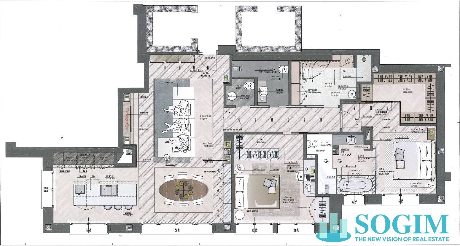Foto 22 - Trilocale Viale Cesare Battisti
 
40, Monza - planimetria 1