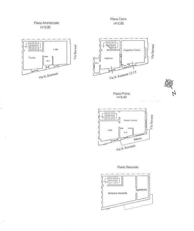 Foto 90 - Independent house Via Stevens
 
32, Gallipoli - floor plans 1