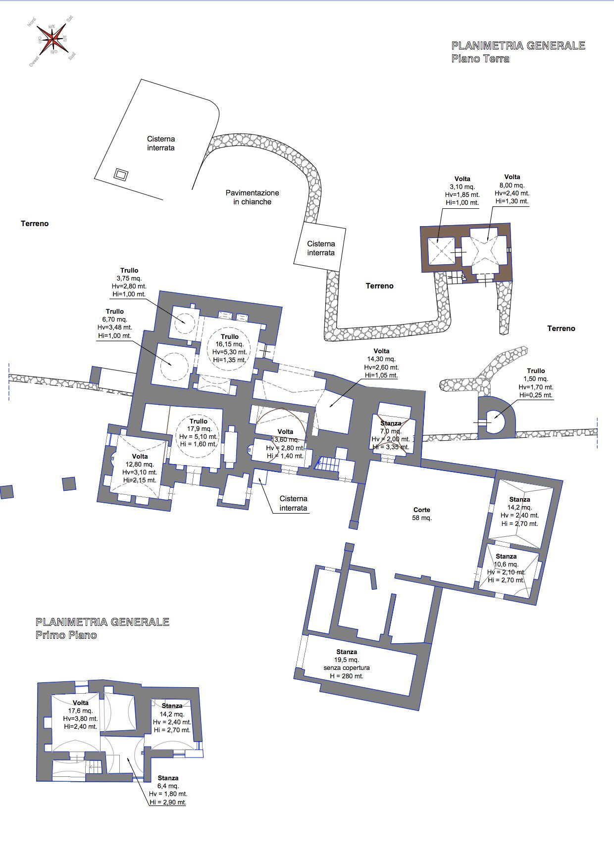 Foto 29 - Rustico C.da Bosco Selva, Alberobello - planimetria 1