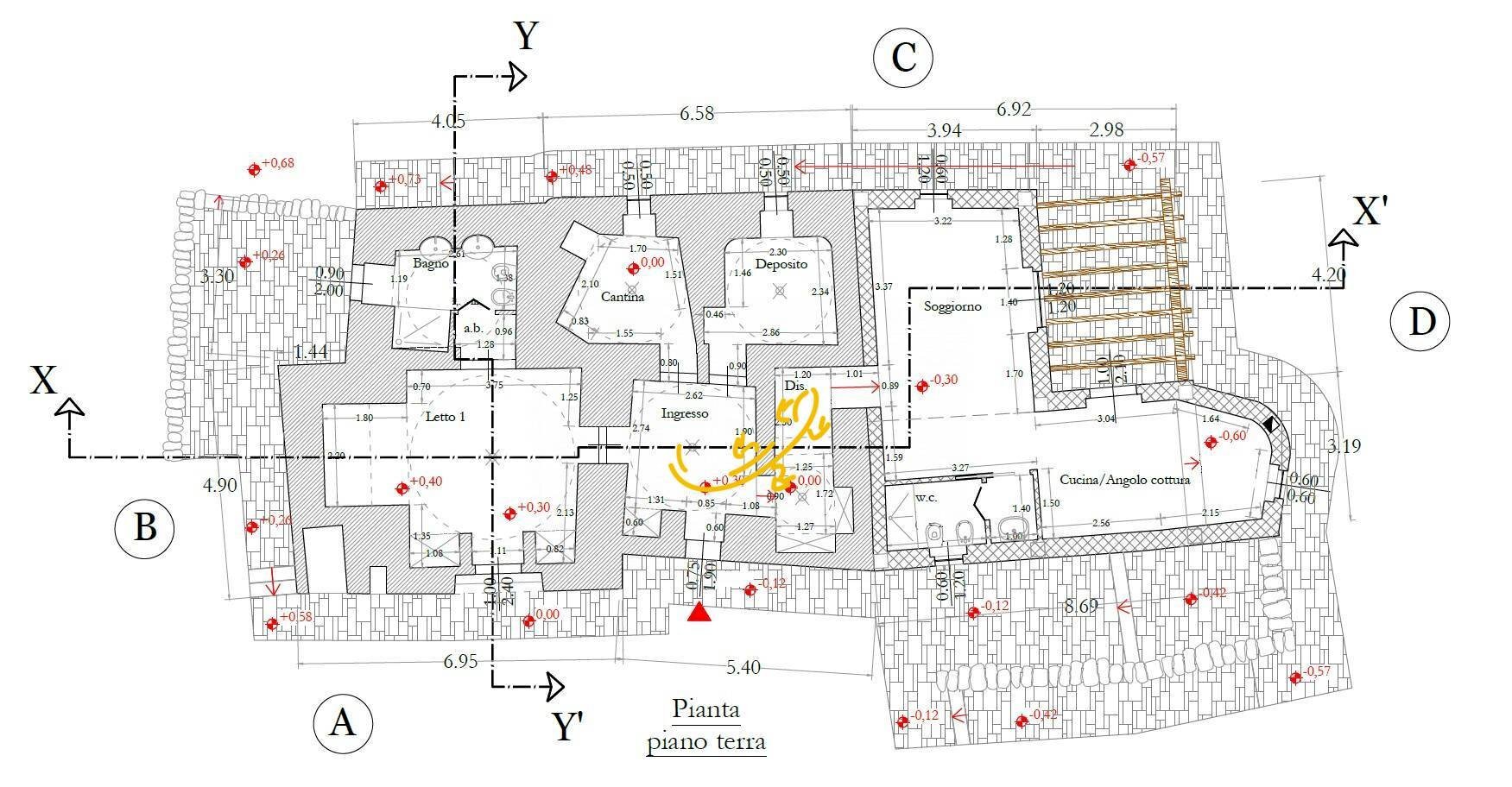 Foto 45 - Baita Strada Capitolo Colucci, Alberobello - planimetria 1