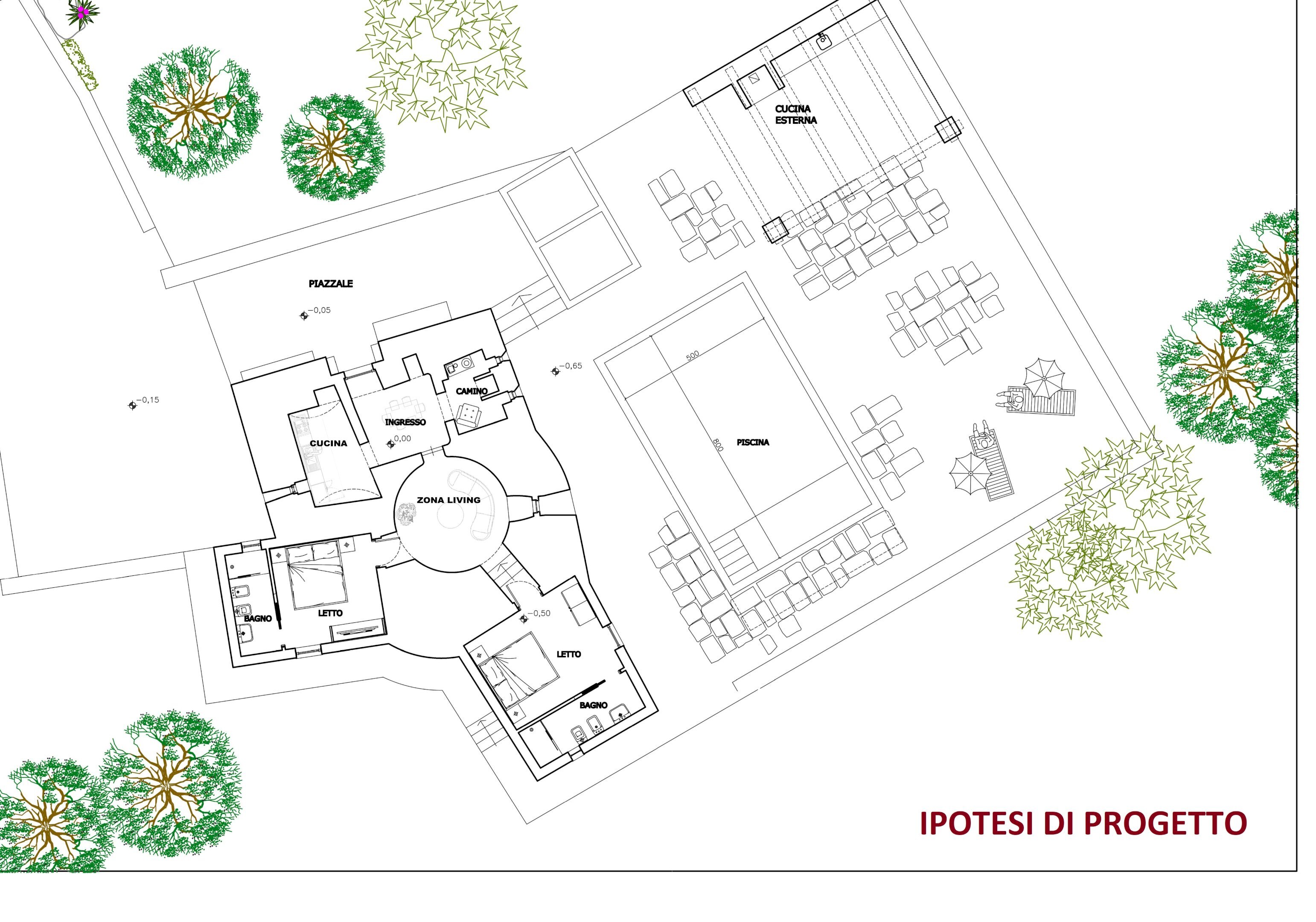 IPOTESI DI PROGETTO - Baita Contrada Virbo, Monopoli - floor plans 1