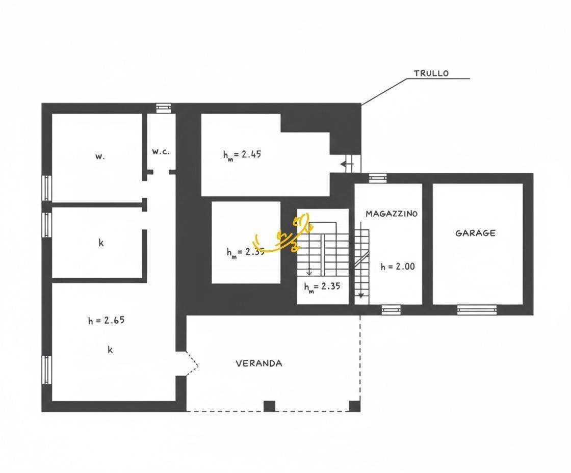 Foto 11 - Baita Via Villa Castelli, Martina Franca - floor plans 1