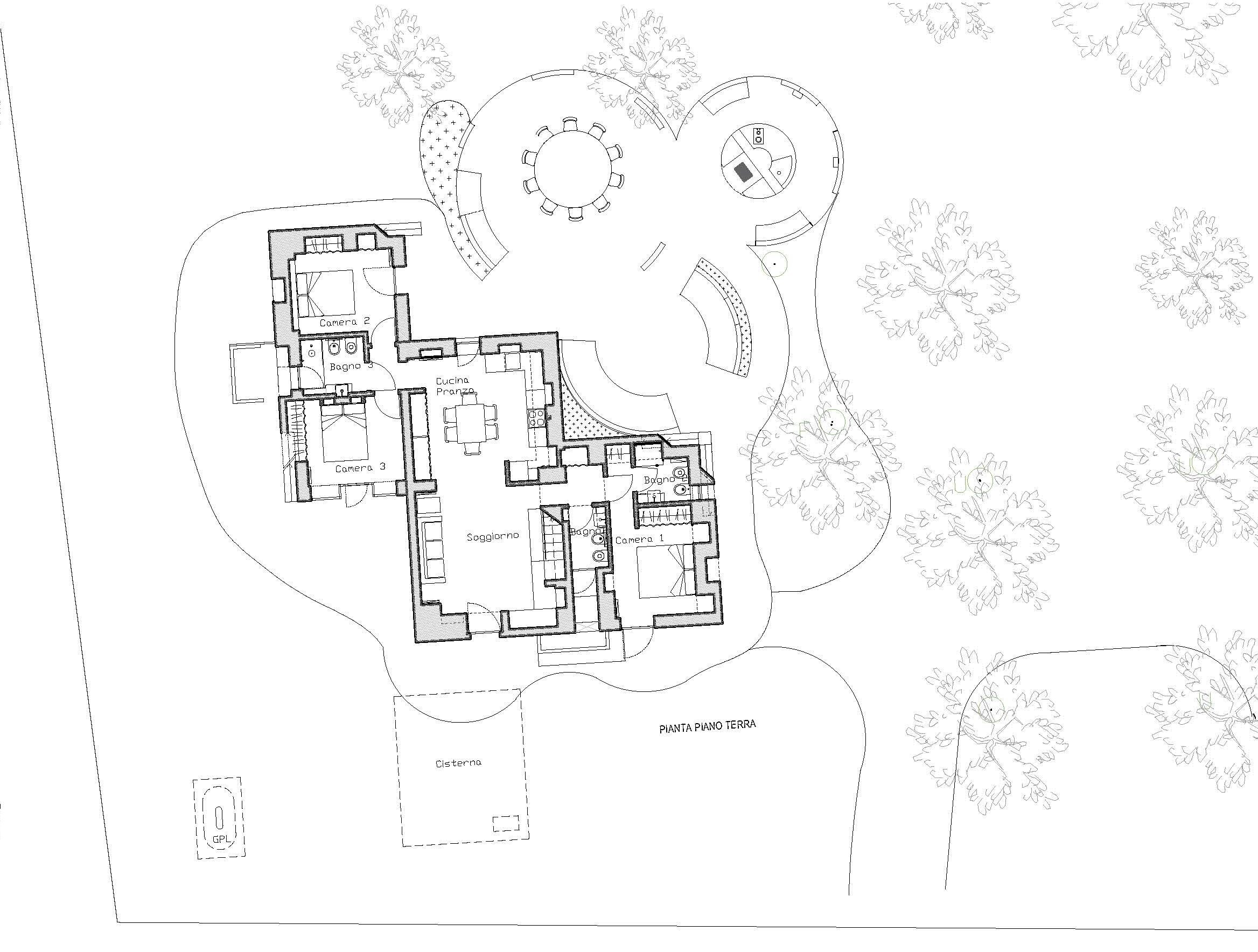 Foto 46 - Villa Speziale, Fasano - planimetria 1