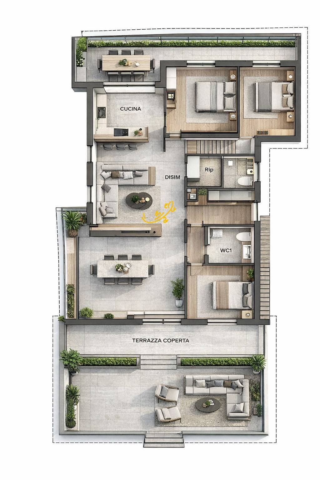 Foto 39 - Villa Contrada Cozze, Conversano - floor plans 1