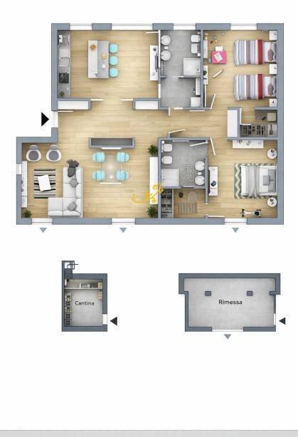 Foto 37 - Villa C. da Laureto, Fasano - floor plans 1
