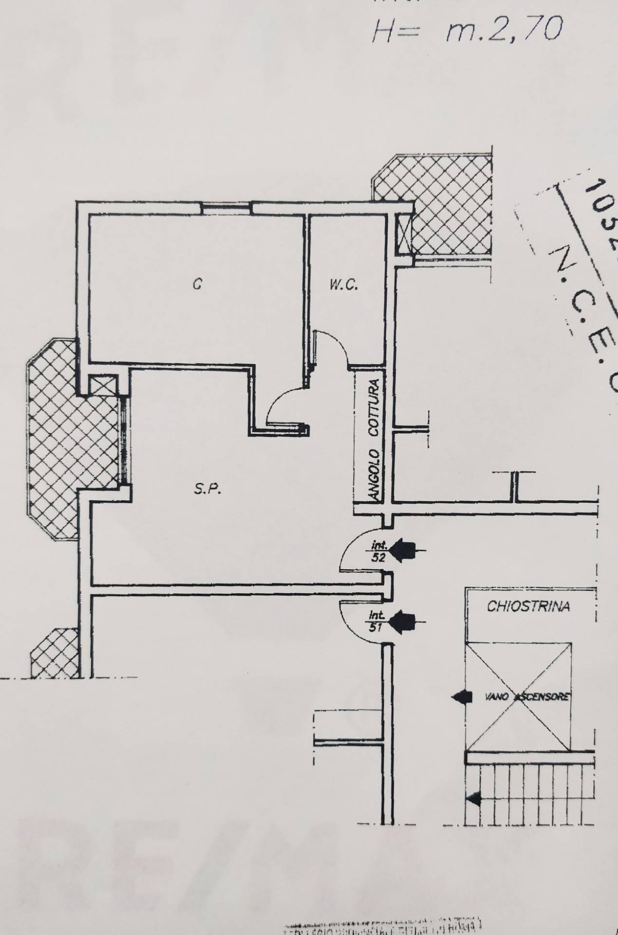 Pianta 2D - Attico Via Fratelli Bandiera, Pomezia - planimetria 1