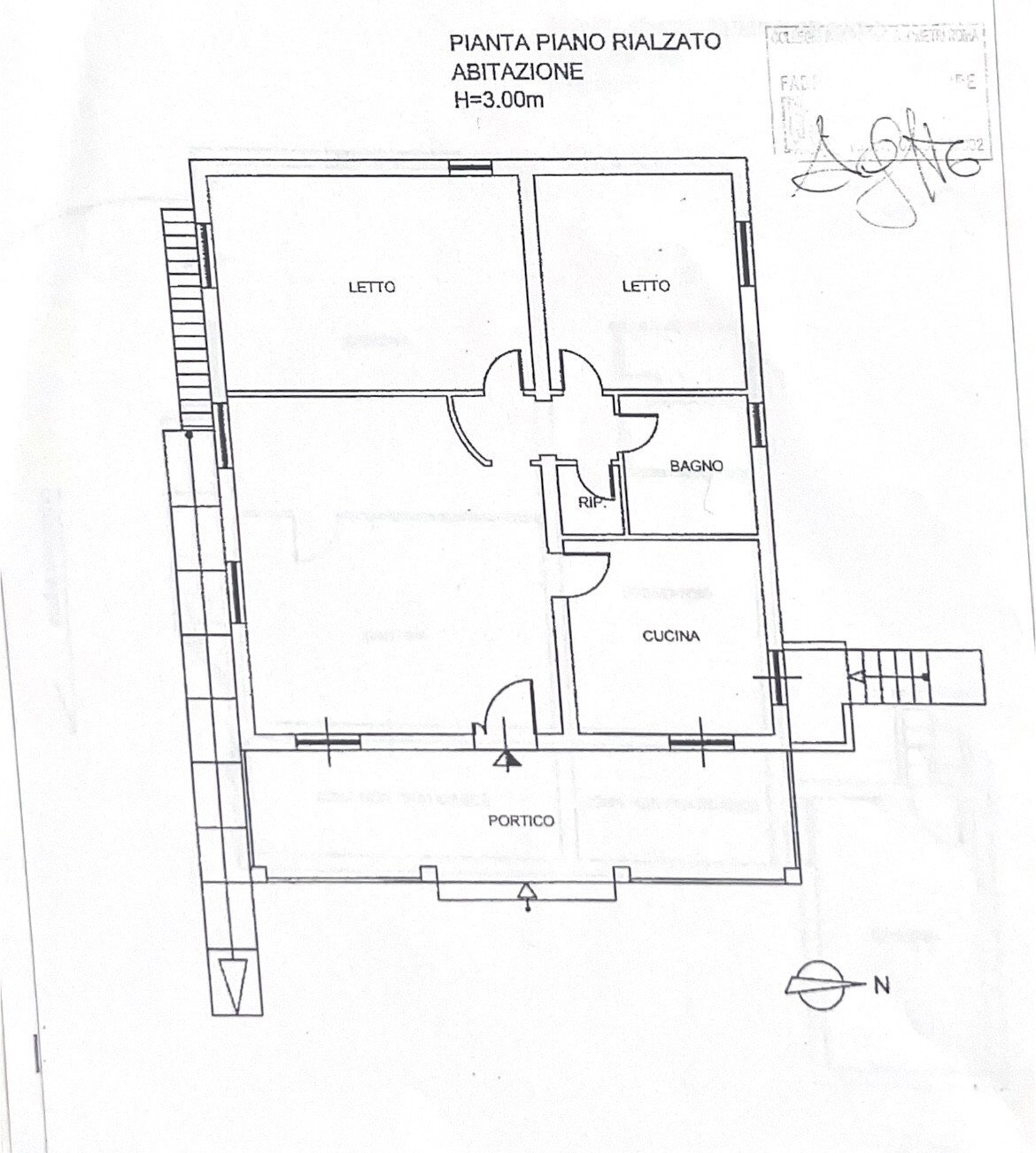 planimetria - Villa Via San Berardo dei Marsi, Ardea - floor plans 1