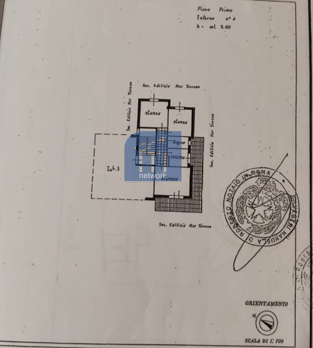 planimetria - Three-room apartment via Rumenia, Pomezia - floor plans 1