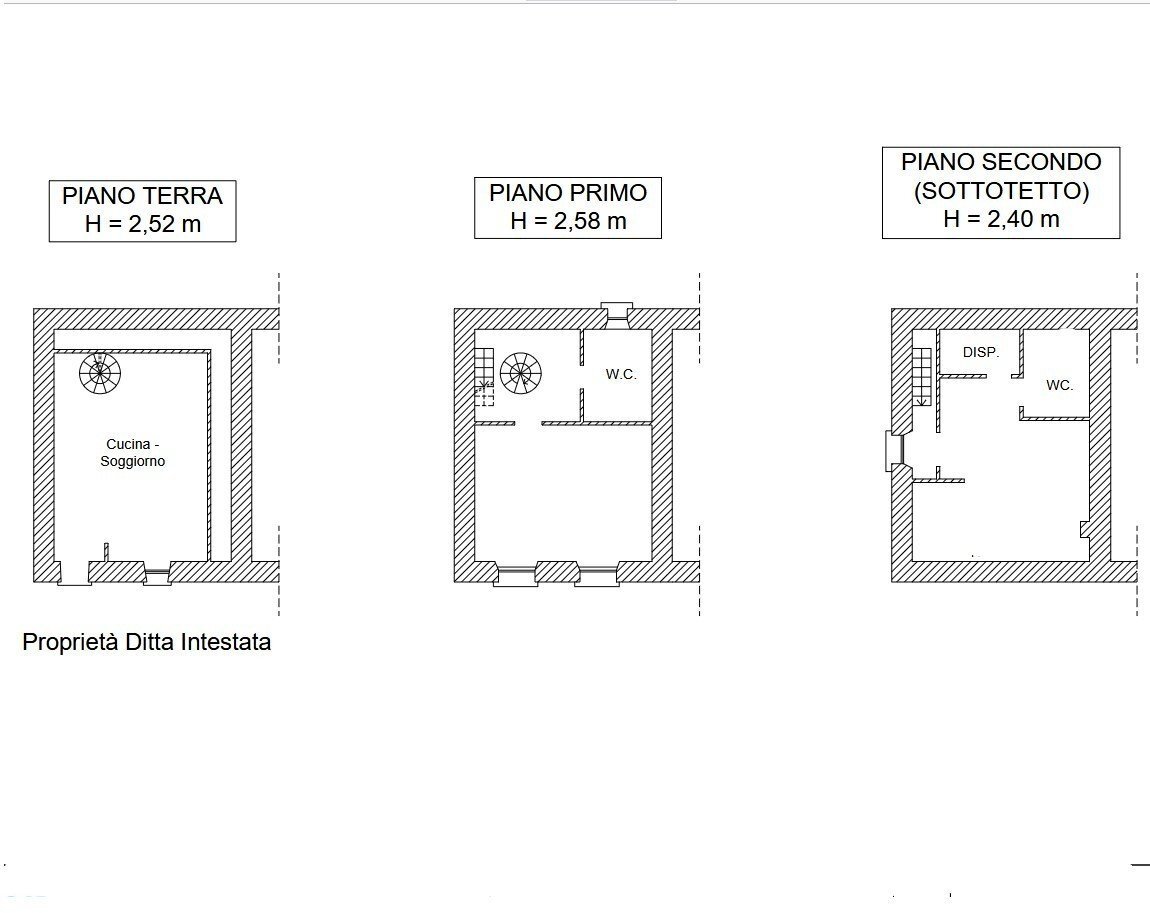 1.jpg - Townhouse Via Dolo 2, Bargagli - floor plans 1