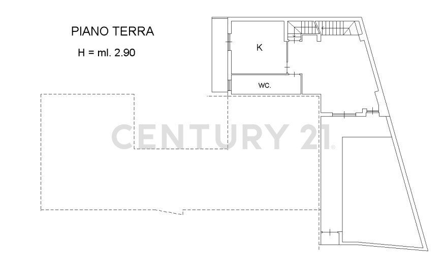 Pianta Piano Terra.jpg - Independent house Via Cassone 39 D, Zafferana Etnea - floor plans 1