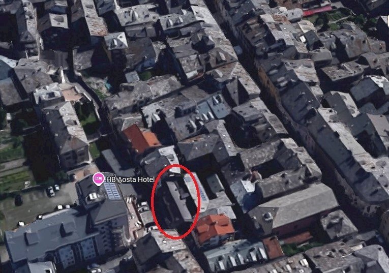 vista dall'alto - Casale via Malherbes, 23, Aosta - foto 1