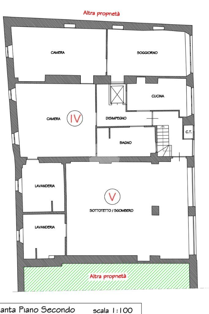 Four-room apartment Via Vittorio Emanuele, Giaveno - floor plans 1