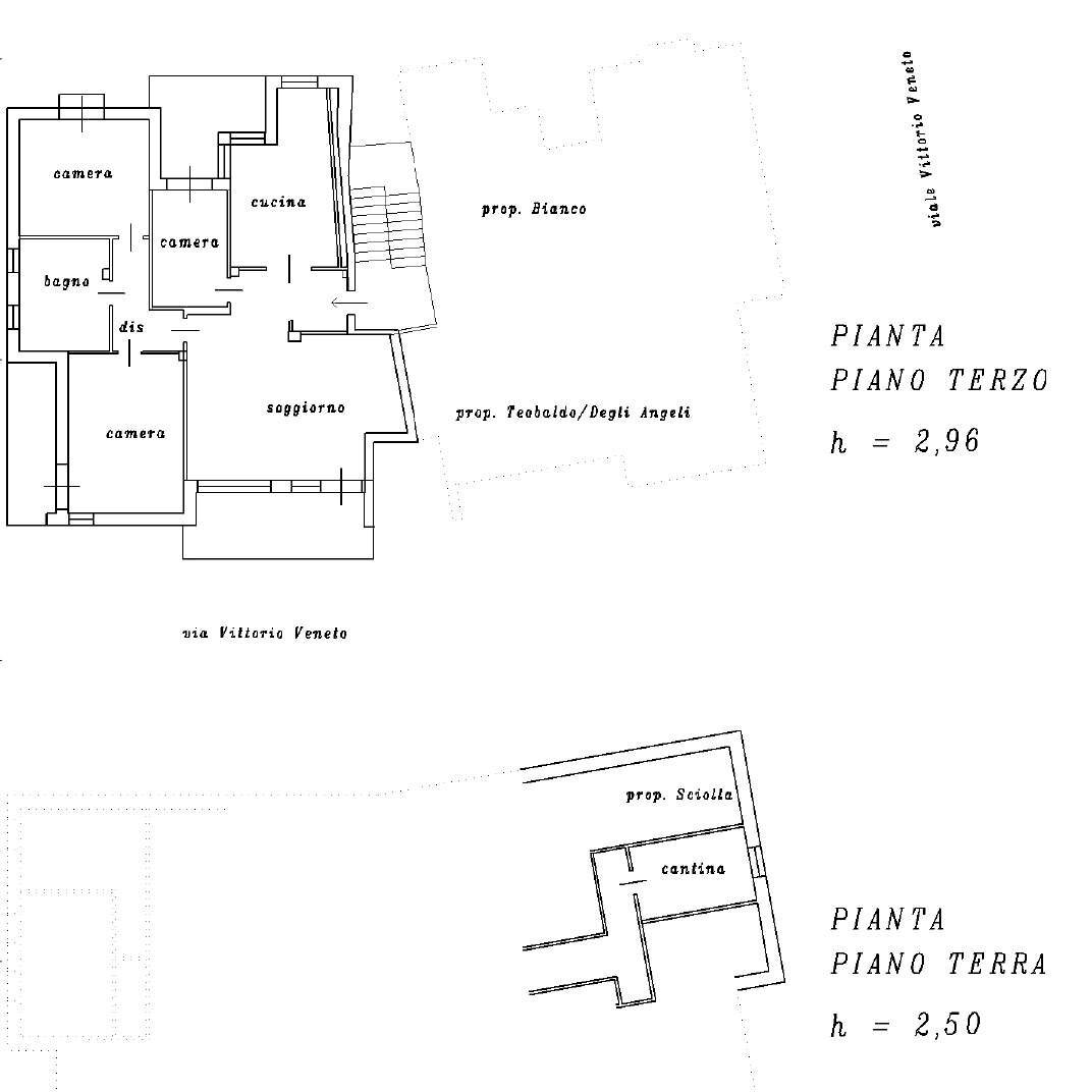 Apartment Viale Vittorio Veneto, Carrù - floor plans 1