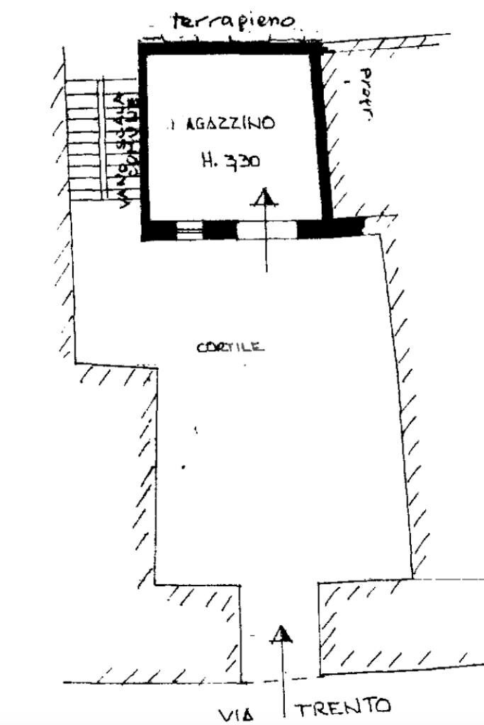 Box Via Trento, Pinerolo - planimetria 1