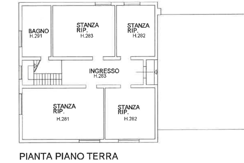 Rustico Via Provinciale per Mantova, Novi di Modena - planimetria 1