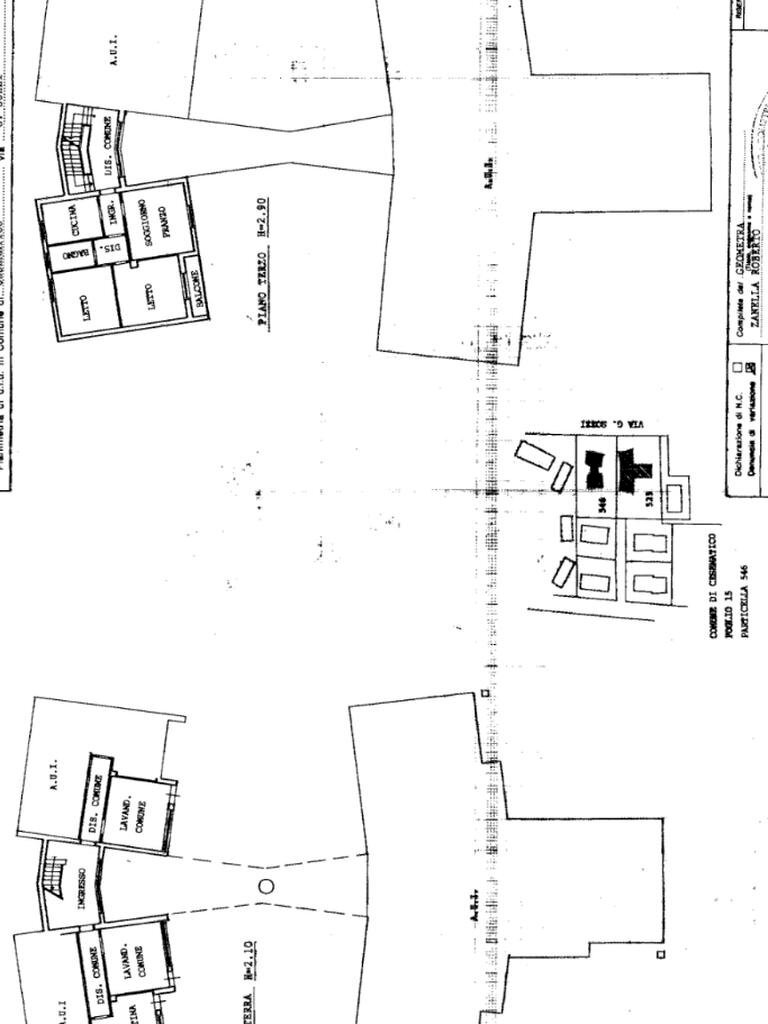 Trilocale Viale Gastone Sozzi, Cesenatico - planimetria 1