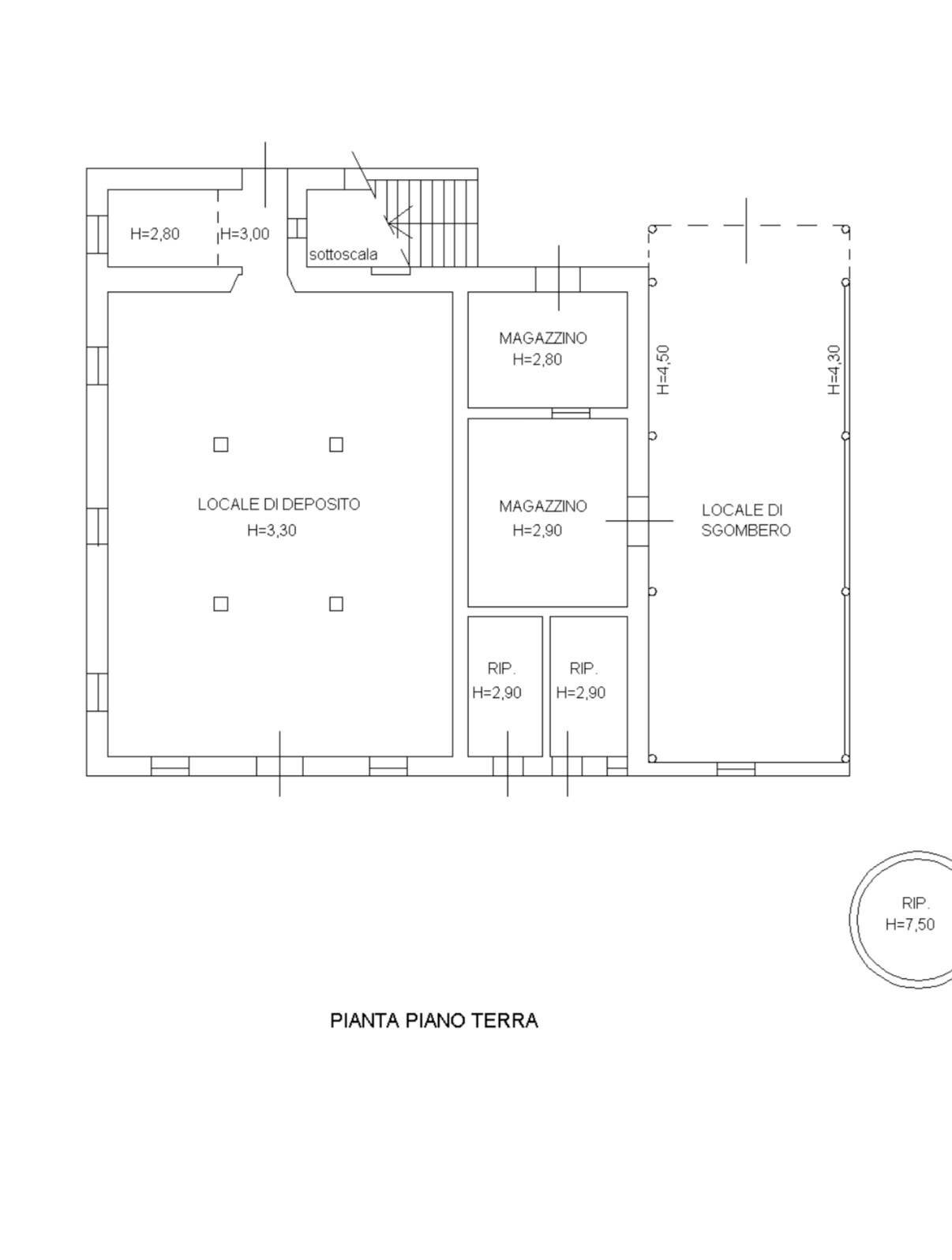 Foto 20 - Rustico Appignano del Tronto - planimetria 1