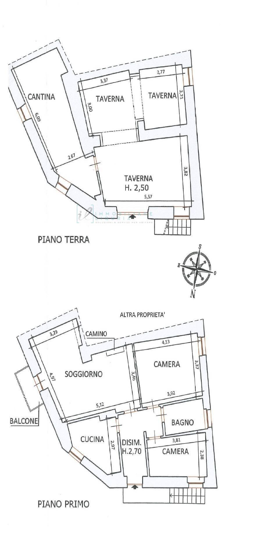 Foto 45 - Independent house località cantone, Vendone - floor plans 1
