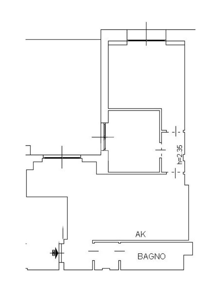 Three-room apartment Via Cortina D'Ampezzo, Milano (neighborhood Vigentino) - floor plans 1