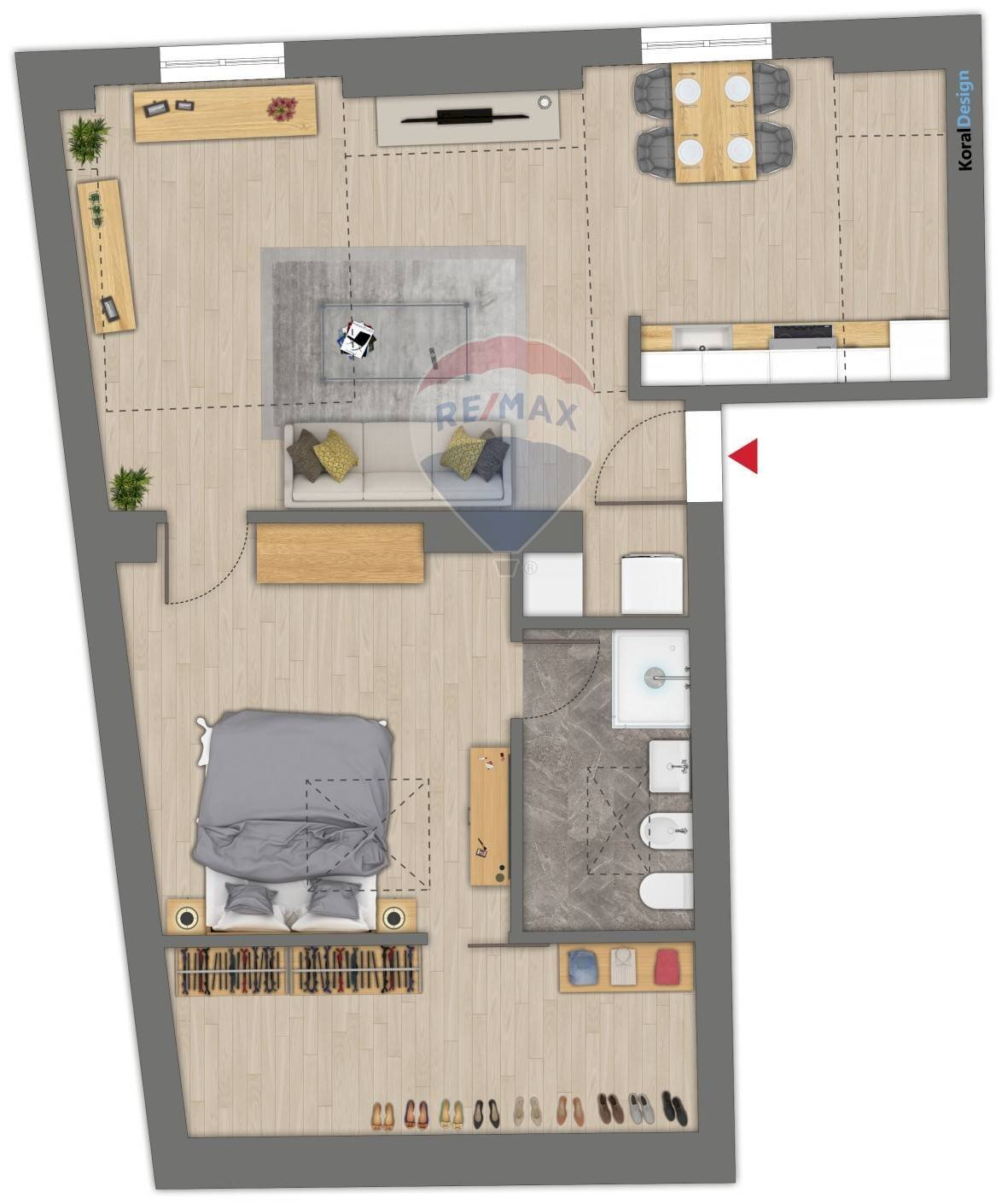 Pianta 2D - Attico Via Del Progresso
 
20, Milano - planimetria 1