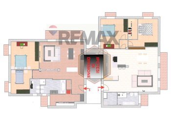 Pianta 2D - Appartamento Viale Timavo
57, Reggio nell'Emilia - foto 16