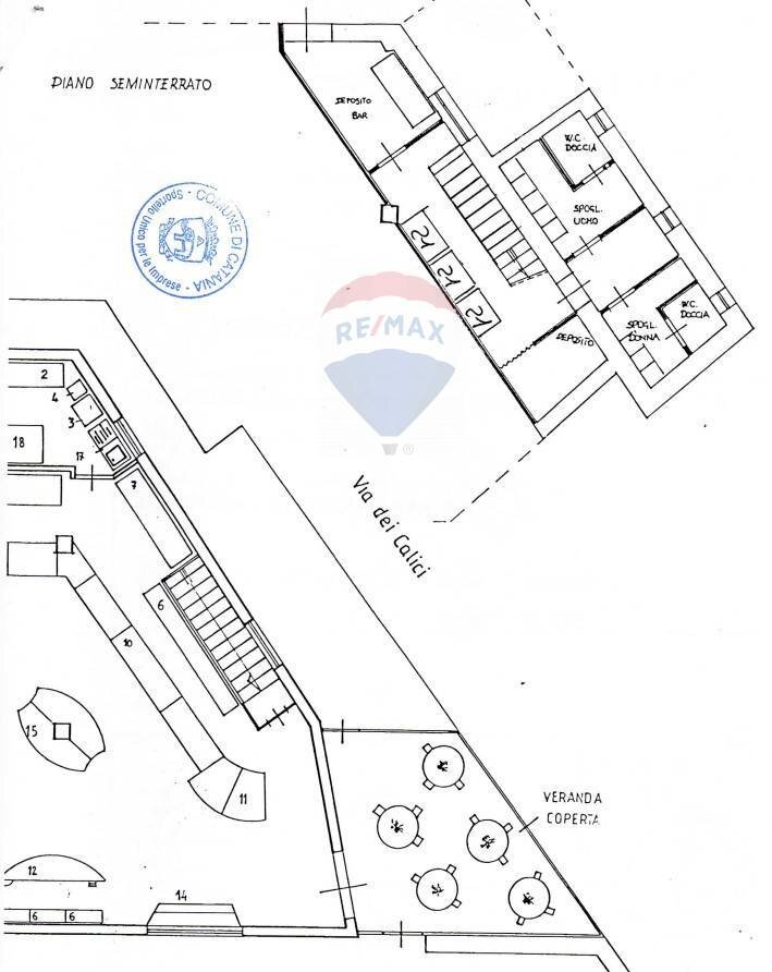 Pianta 2D - Cafeteria - Cold Bar Stradale San Giorgio
 
196, Catania - floor plans 1