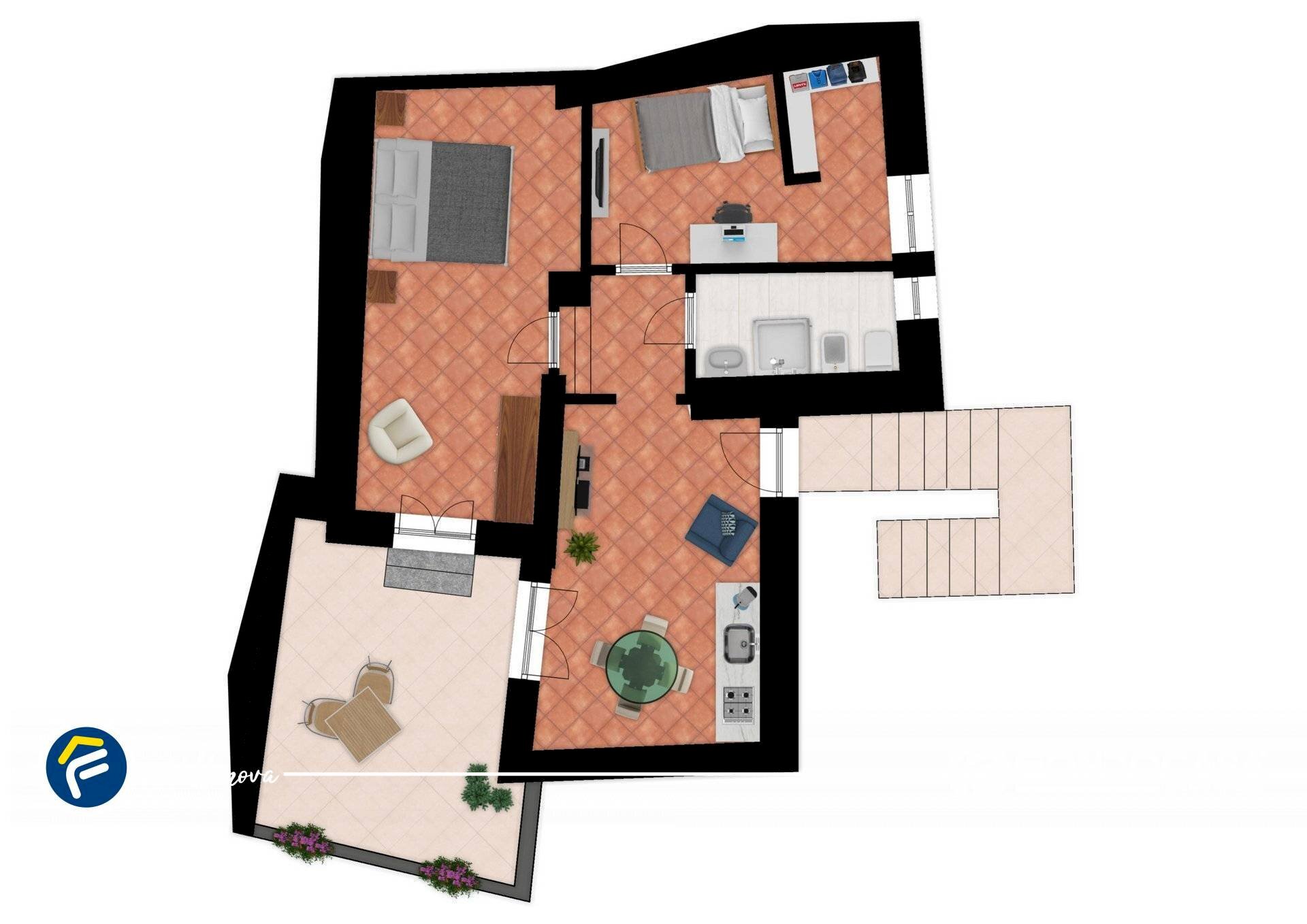 Foto 17 - Apartment Via Capitolo, Onzo - floor plans 1