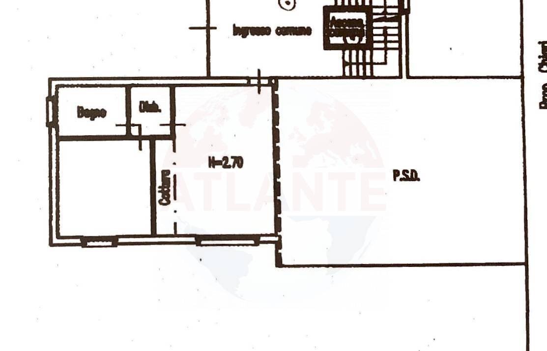 Foto 13 - Bilocale via Fratelli Cervi
 
34, Castrezzato - planimetria 1