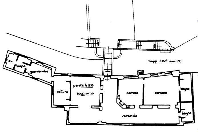 Planimetria - Attic via colle dei roccoli, Bergamo - floor plans 1