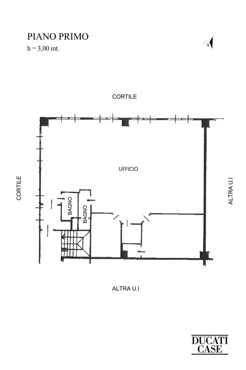 Ufficio via Lorenteggio, 280, Milano - planimetria 1