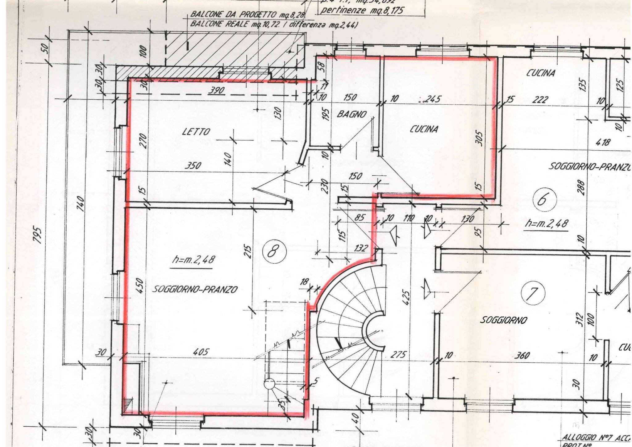 Quadrilocale via Clotes, 39, Sauze d'Oulx - planimetria 1