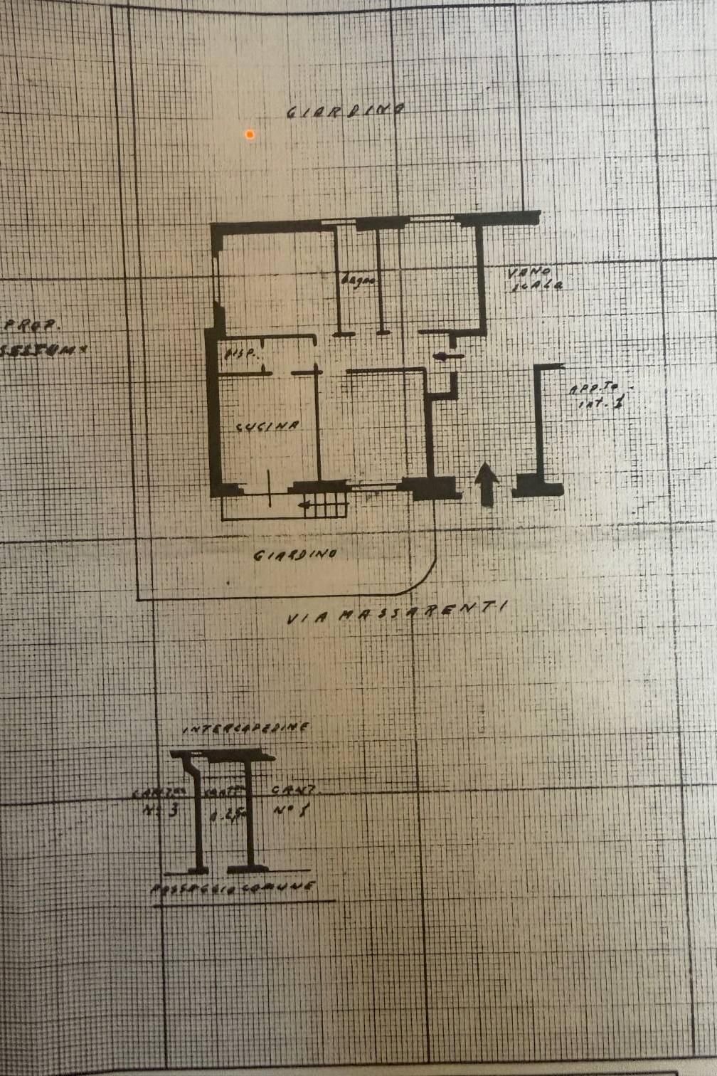 Quadrilocale via Giuseppe Massarenti, Genova (zona Sestri Ponente) - planimetria 1