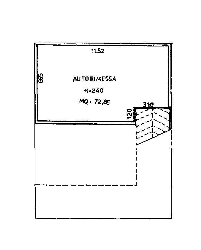 Foto 8 - Box Via Monte Penice, Piacenza - planimetria 1