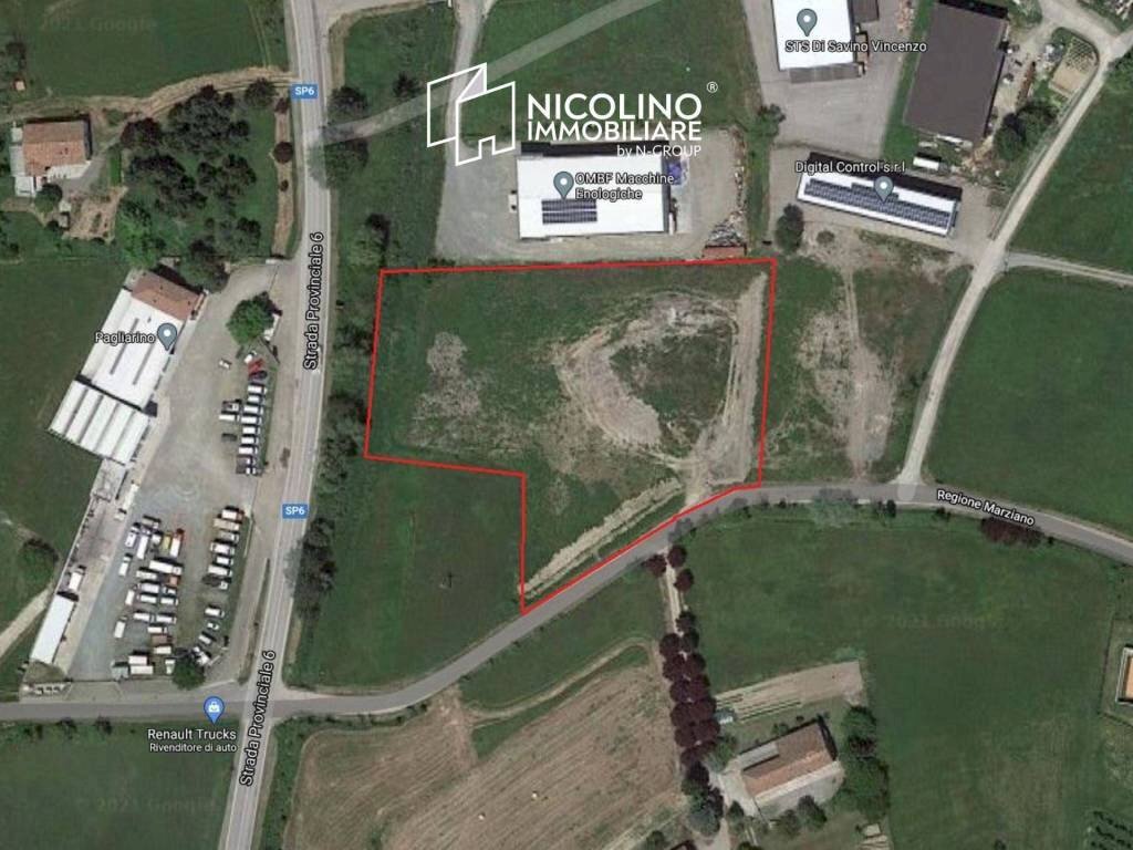 Mappa - Terreno edificabile Regione Marziano, San Marzano Oliveto - foto 1