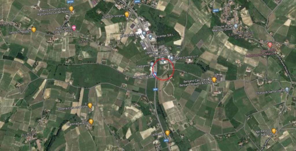 Mappa - Terreno edificabile Regione Marziano, San Marzano Oliveto - foto 2