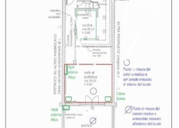 Planimetria - Ristorante via dei Ciclamini, 108, Roma - foto 9