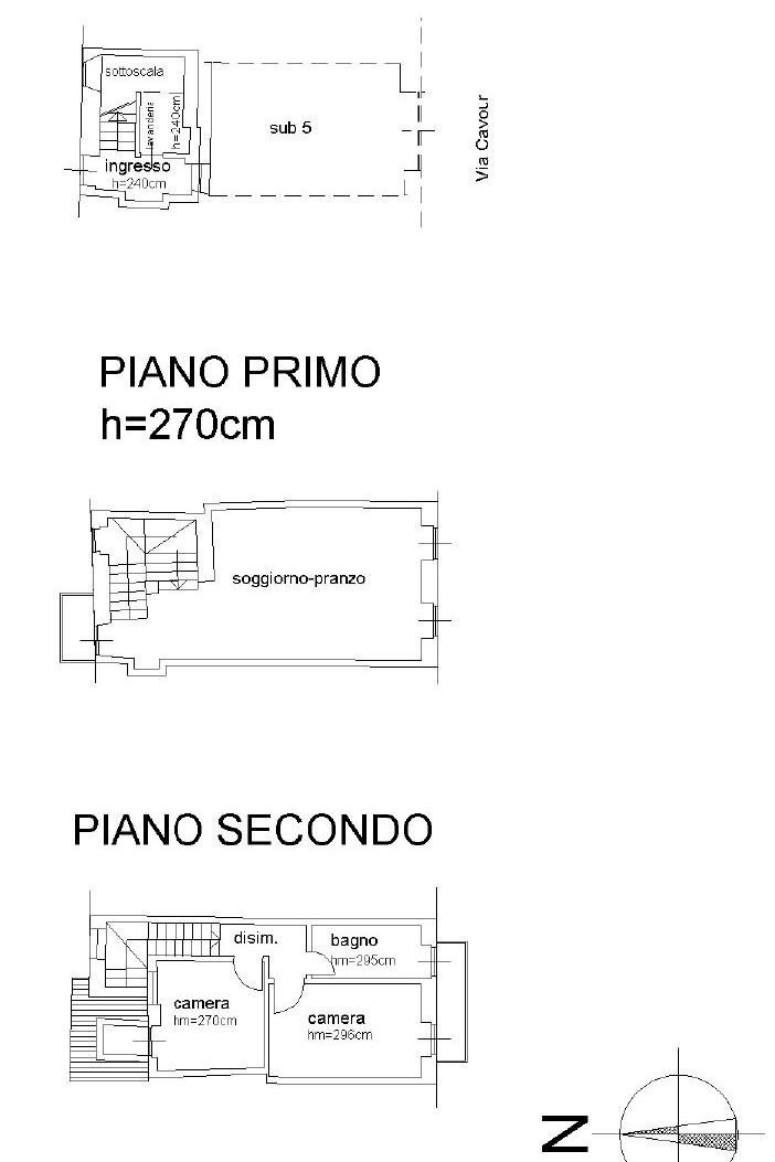 Independent house Villanova Mondovì - floor plans 1