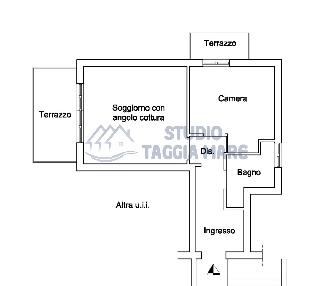 Plani.png - Two-room apartment Corso degli Inglesi 364, Sanremo - floor plans 1