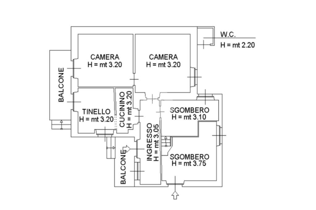 Casa indipendente Via Almese, Avigliana - planimetria 1